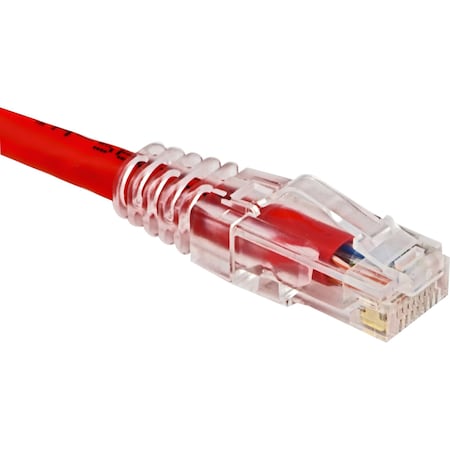 Weltron 7Ft Cat 7E Red Rj47 Snagless Network Patch Cable - 7 Ft Rj47 M/M 90-C5ECB-RD-007